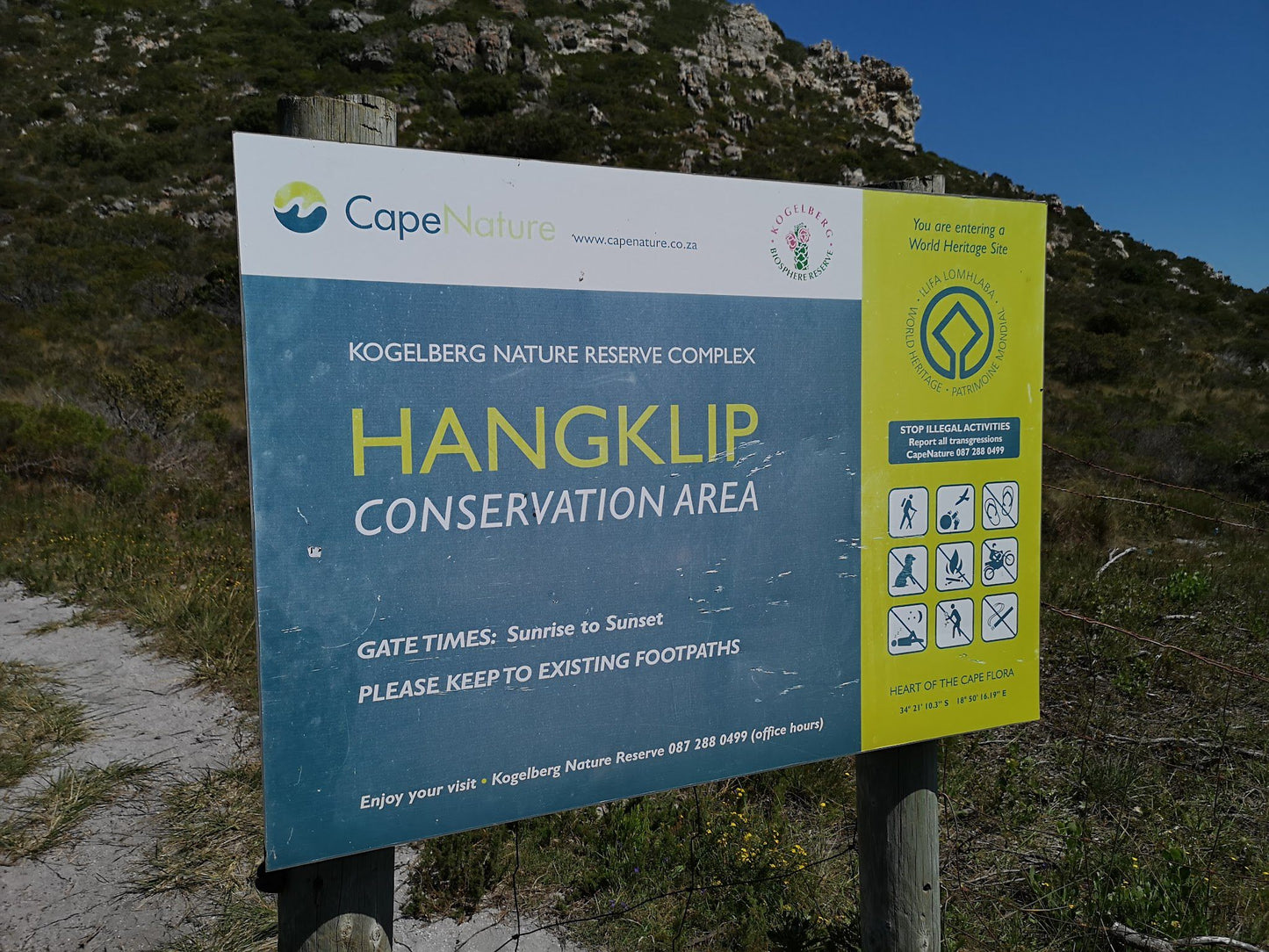 Start Of Cape Hangklip Trail