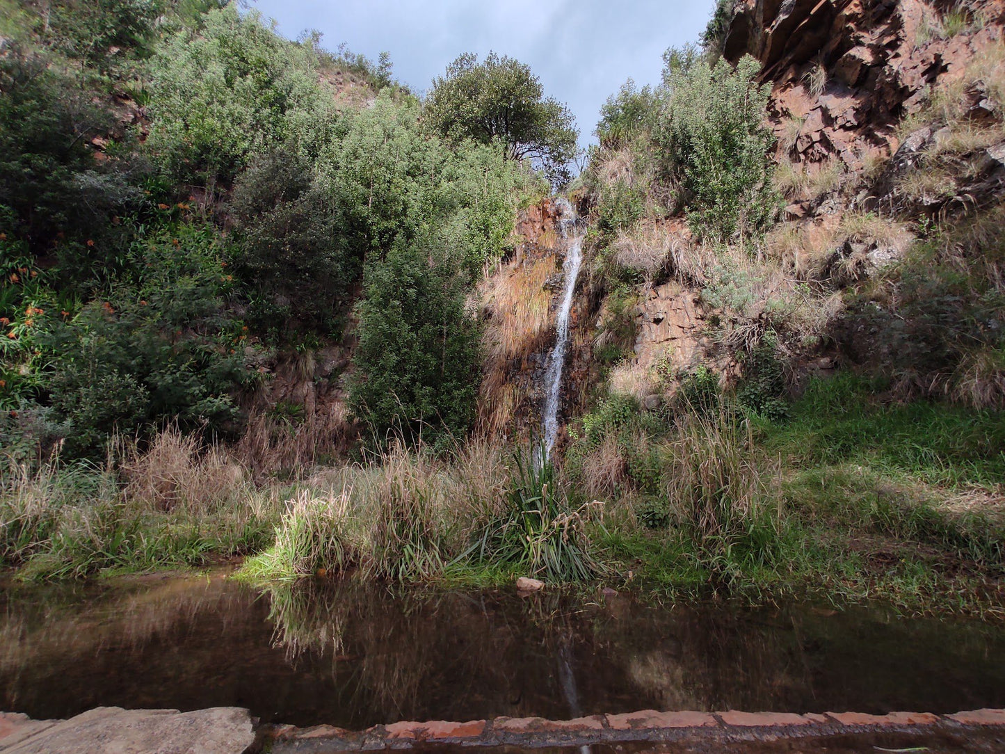  Waterfall and Dam on Table Mointain