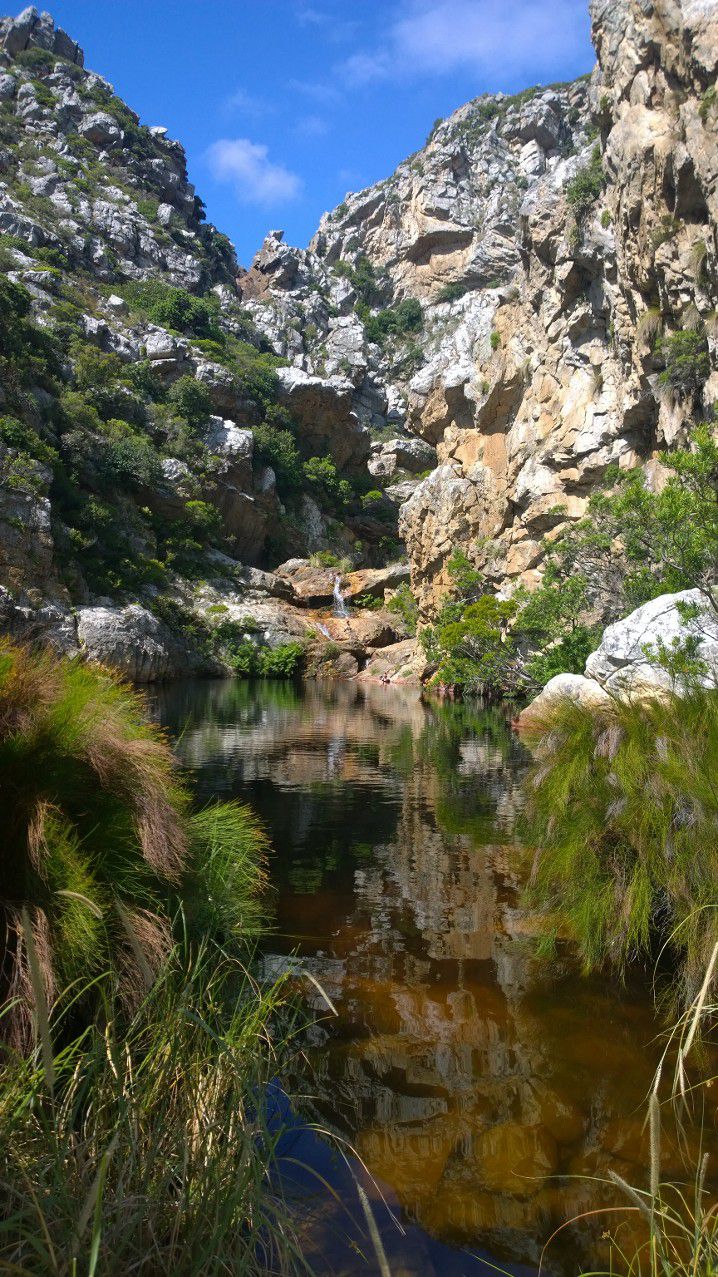  Waterfall and Dam on Table Mointain