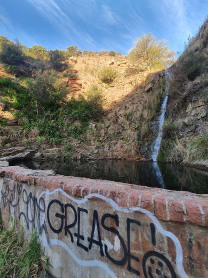  Waterfall and Dam on Table Mointain