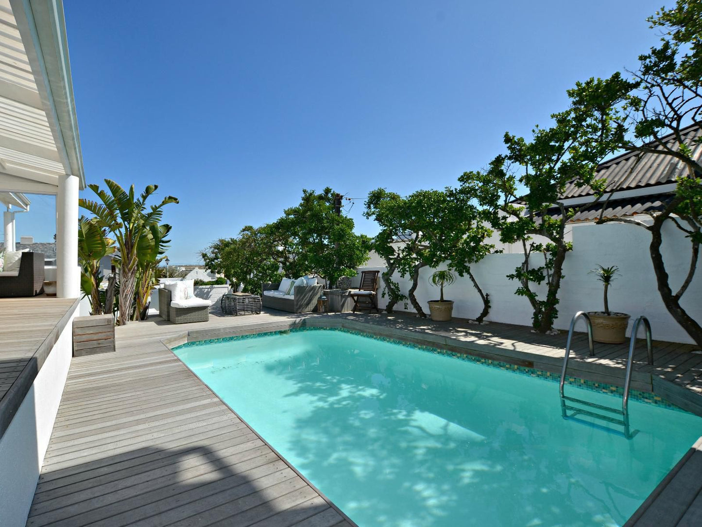 White Waves Beach House Bloubergstrand Blouberg Western Cape South Africa Beach, Nature, Sand, House, Building, Architecture, Palm Tree, Plant, Wood, Swimming Pool