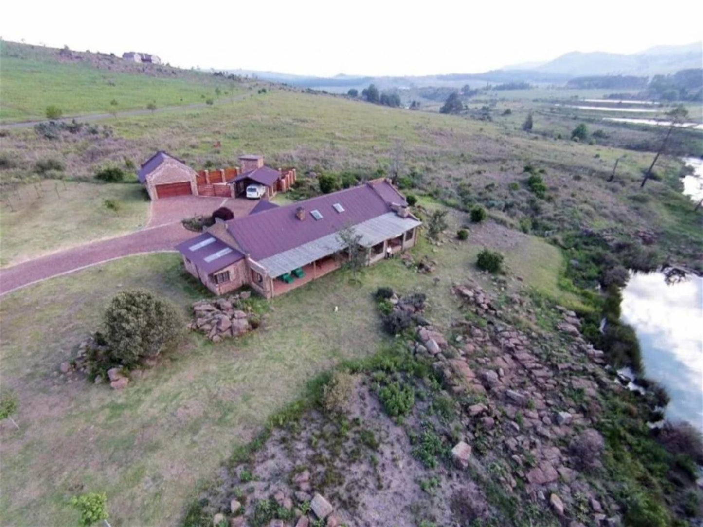 Willow Weir Cottage Dullstroom Mpumalanga South Africa Unsaturated, Building, Architecture, Aerial Photography, Highland, Nature