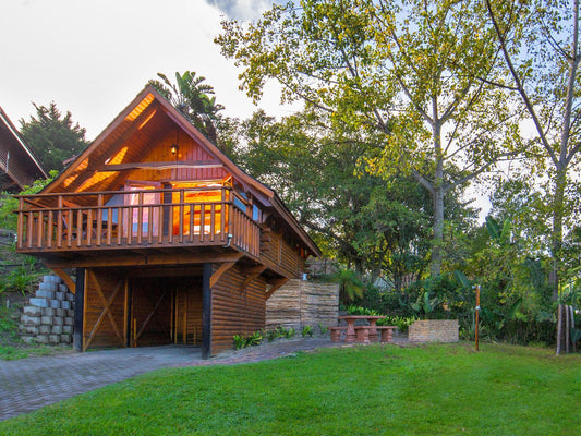 Individual Double Log Cabin - Shower @ Abalone Lodges