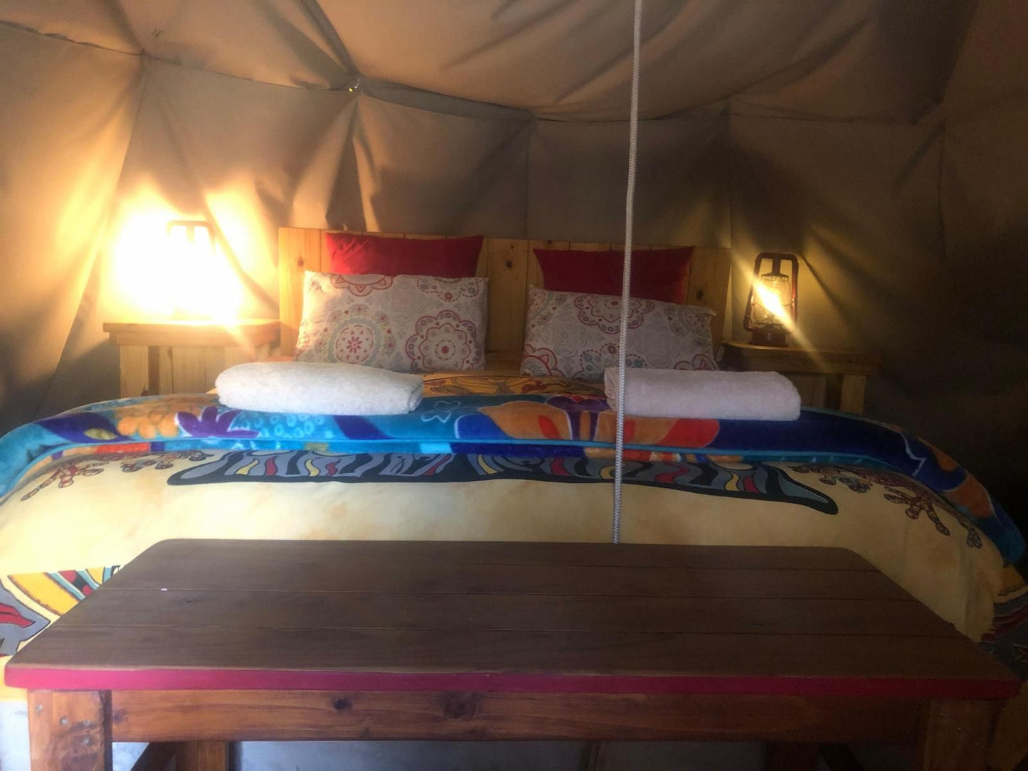 Adama Artistic Chalets And Teepees Dinokeng Game Reserve Gauteng South Africa Tent, Architecture, Bedroom
