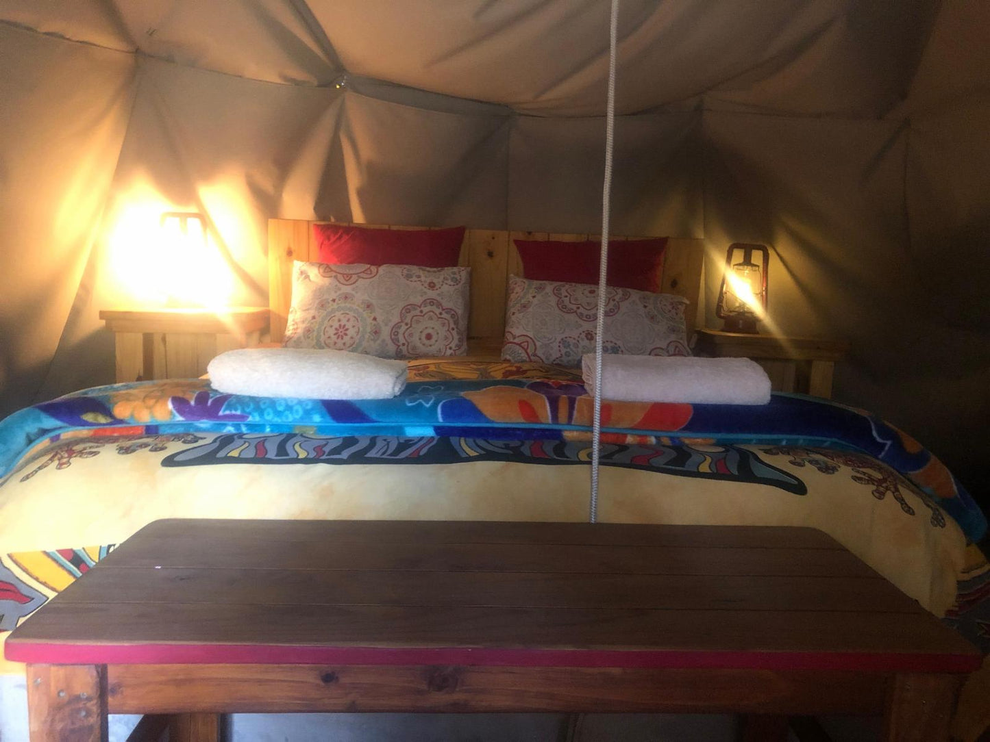 Blou Valkie Teepee @ Adama Artistic Chalets & Teepees