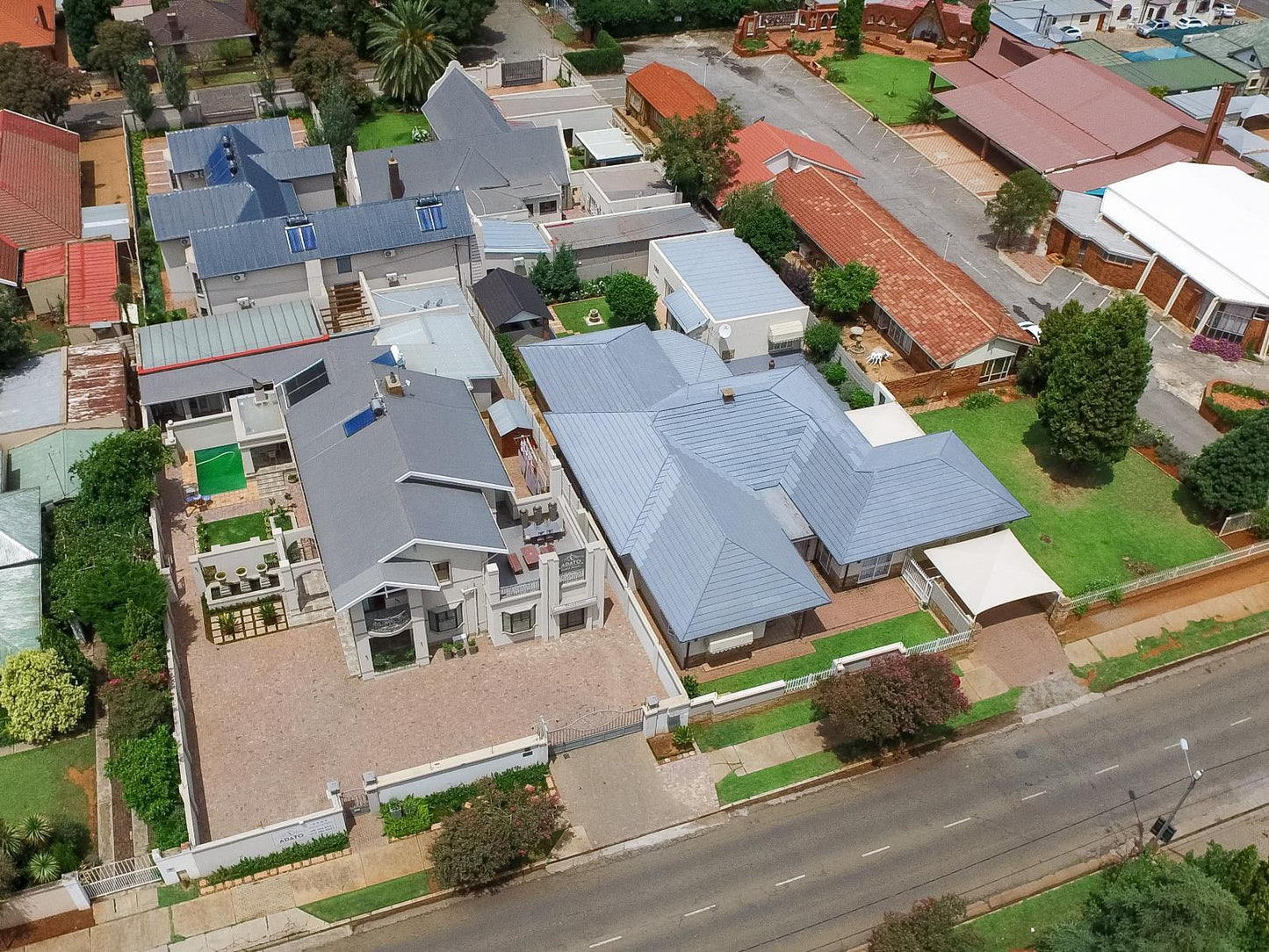 Adato Guest House Potchefstroom North West Province South Africa Building, Architecture, House, Palm Tree, Plant, Nature, Wood, Aerial Photography