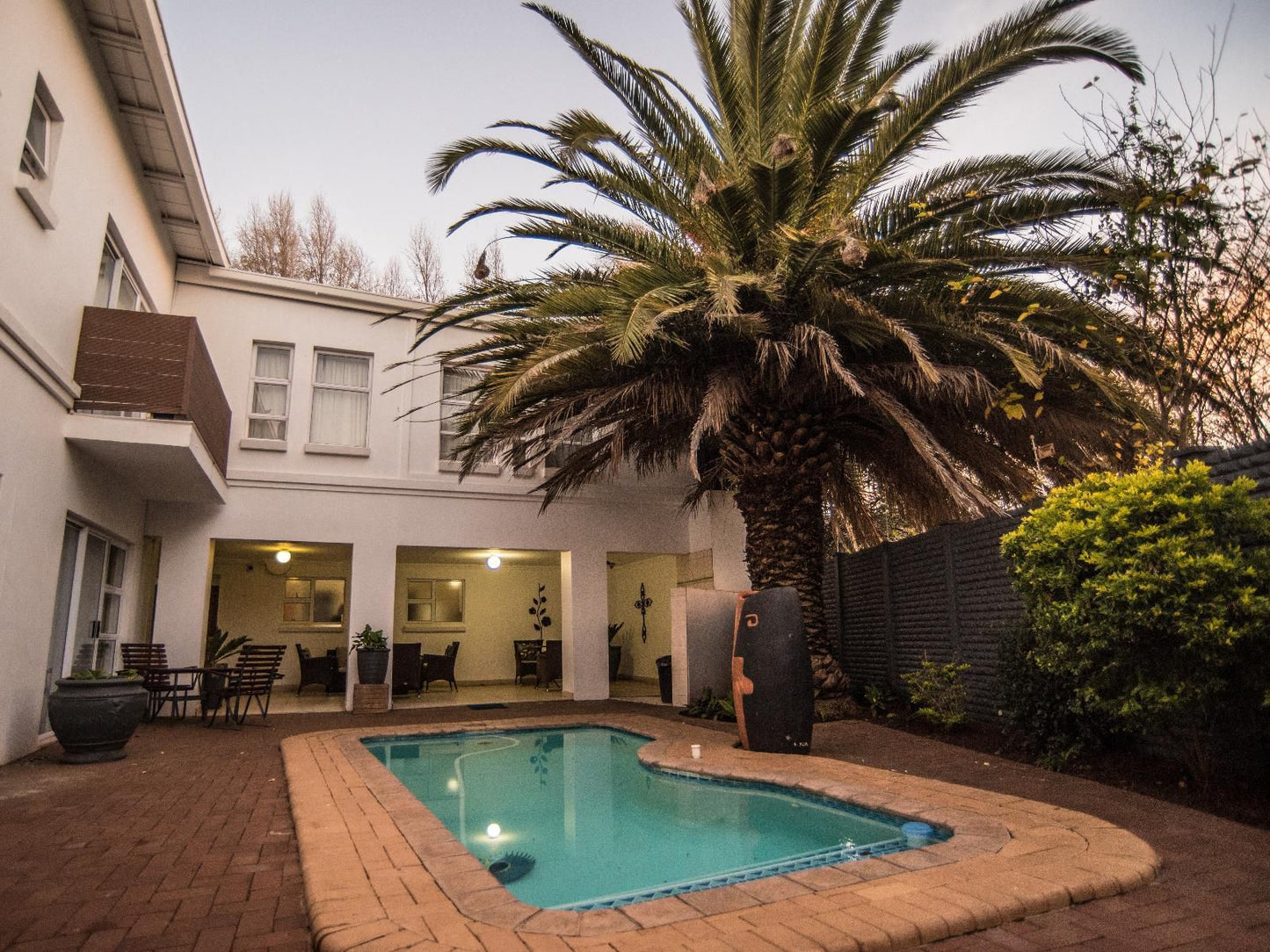 Adelante Lodge Brandwag Bloemfontein Free State South Africa House, Building, Architecture, Palm Tree, Plant, Nature, Wood, Garden, Swimming Pool