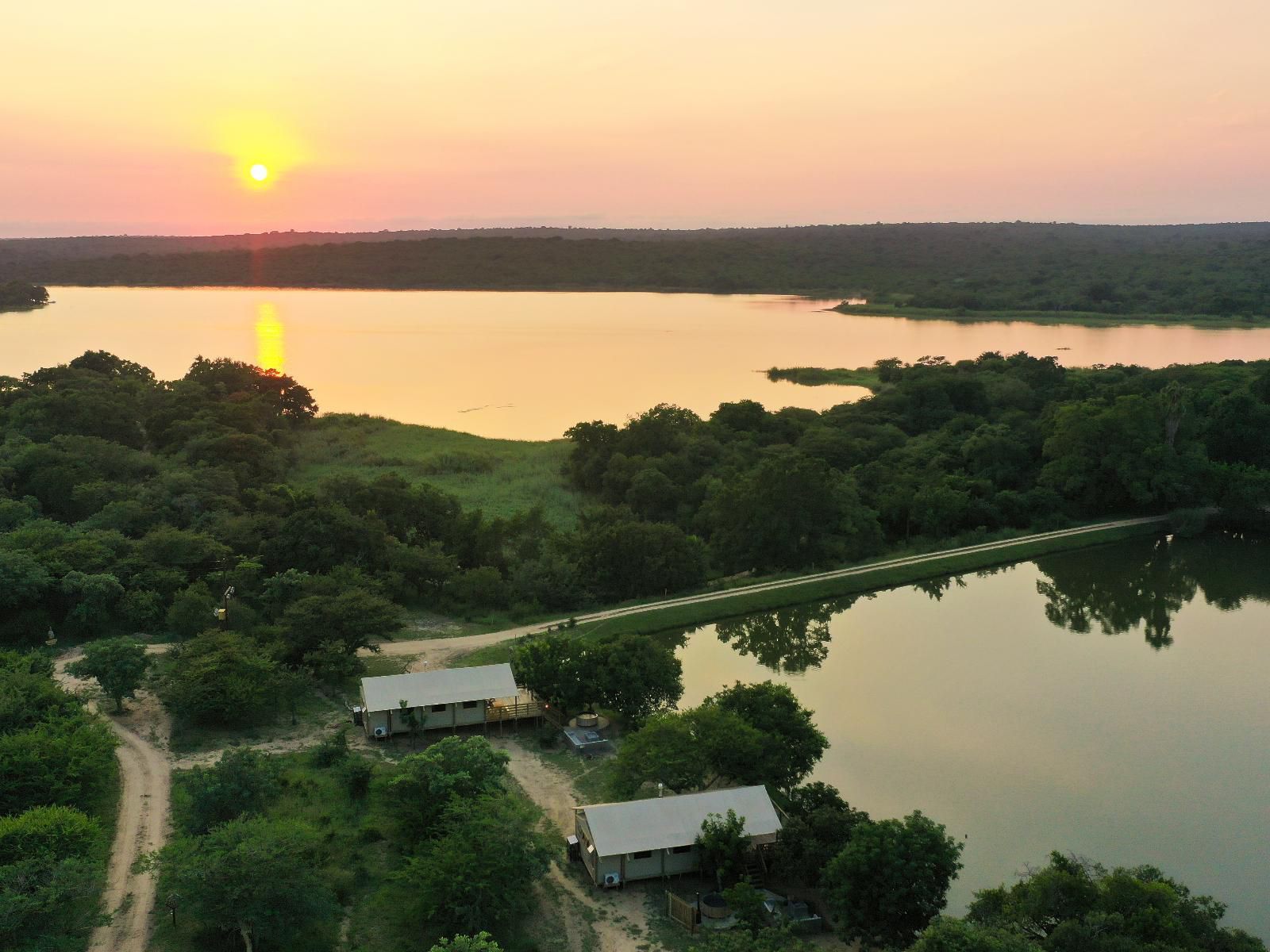 Africamps At Hoedspruit Klaserie Limpopo Province South Africa River, Nature, Waters, Sky, Sunset