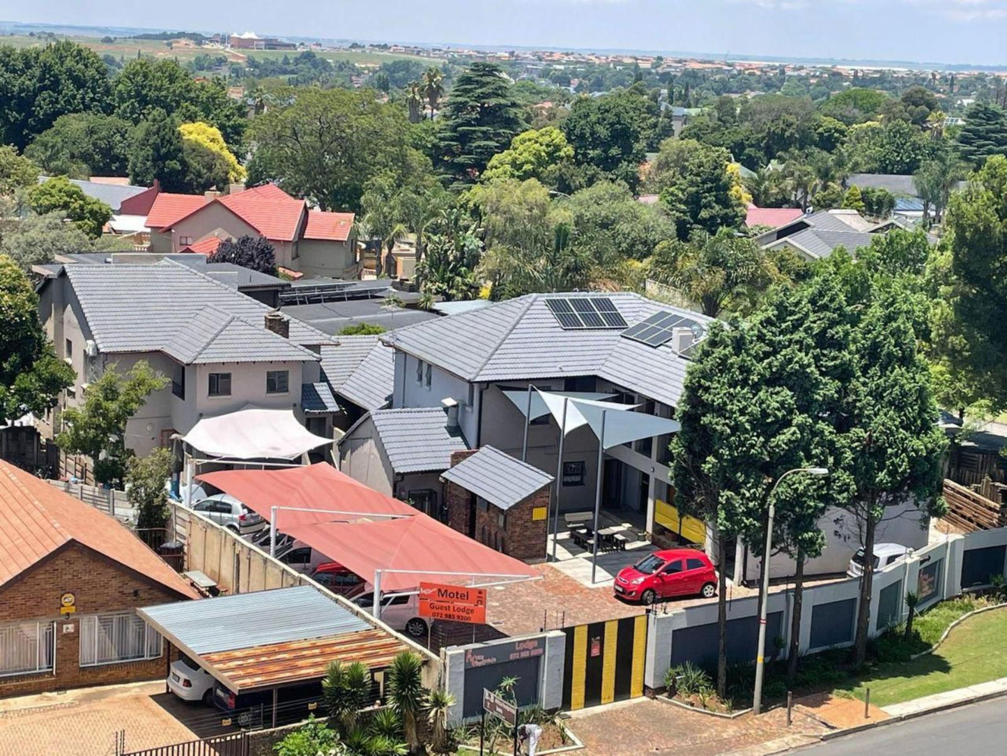 Africa Footprints Lodge Kempton Park Johannesburg Gauteng South Africa House, Building, Architecture, Aerial Photography