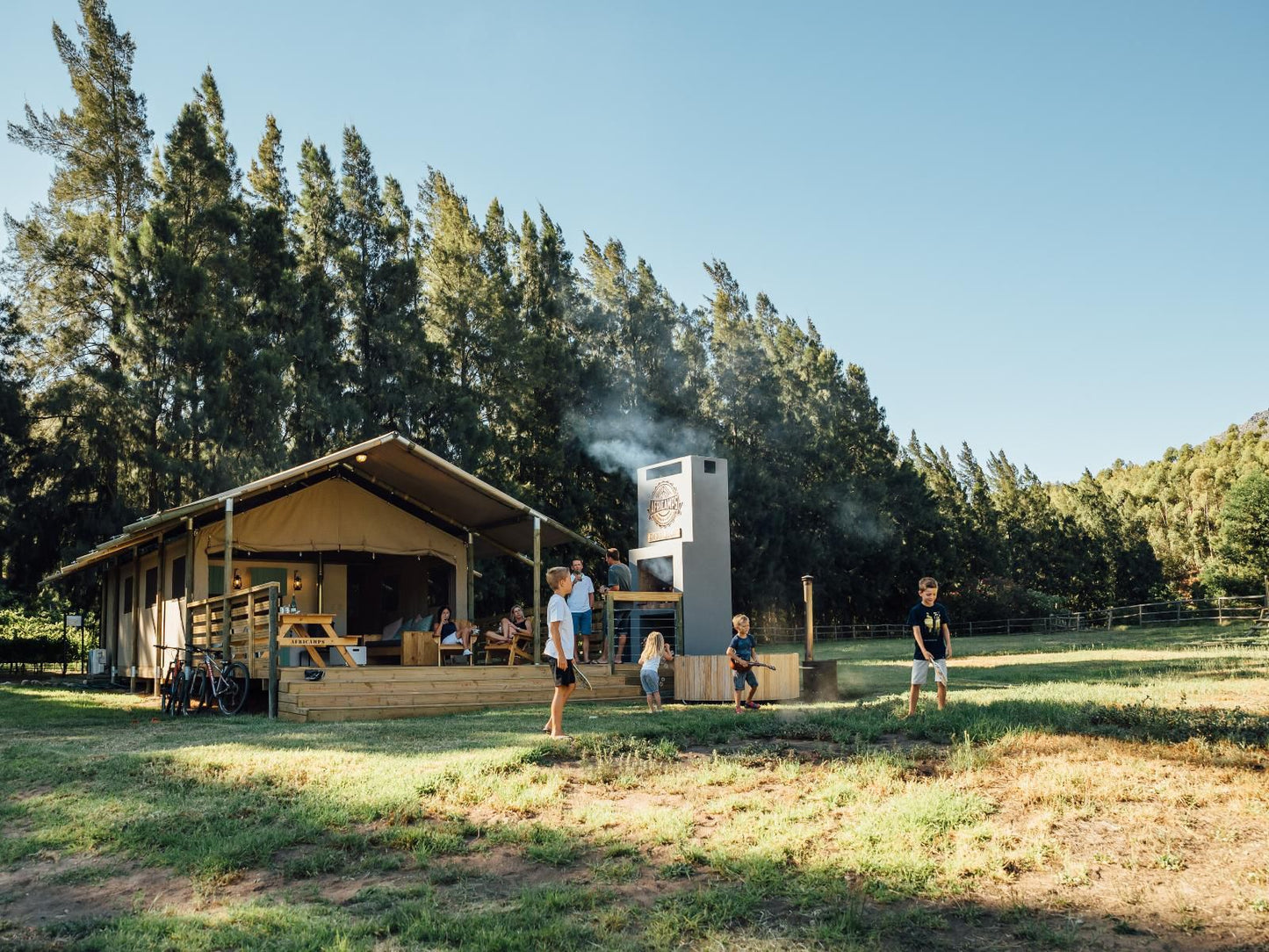 Africamps At Doolhof, Meadow Hot Tub Tent, Person