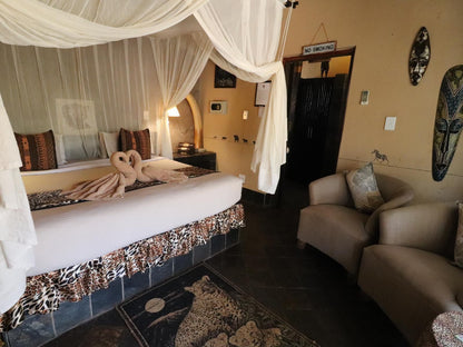 African Rock Lodge, Deluxe King room, Bedroom