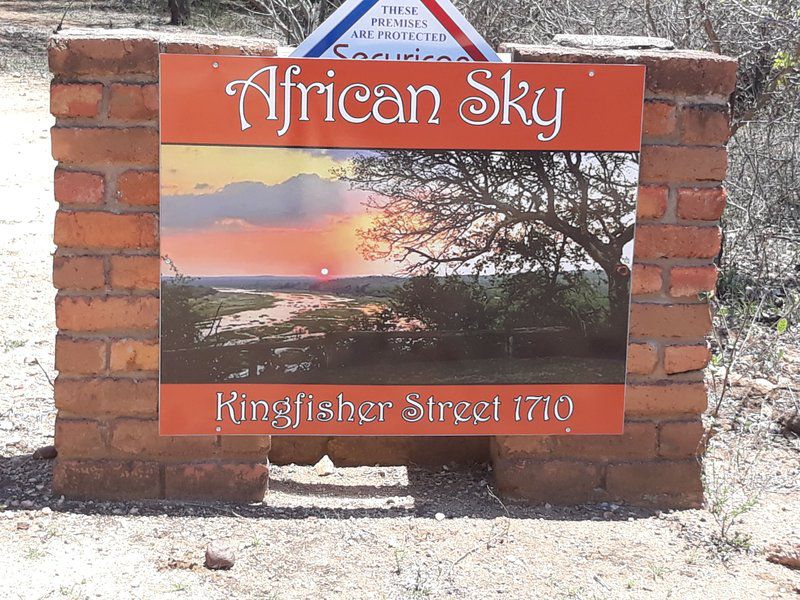 African Sky Marloth Park Mpumalanga South Africa Sign