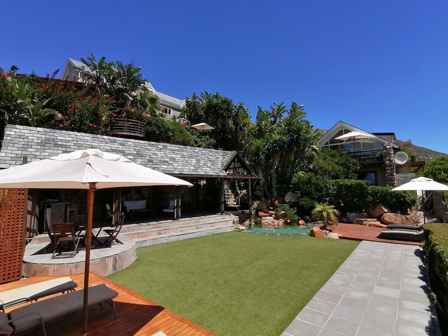 African Violet, Beach, Nature, Sand, House, Building, Architecture, Palm Tree, Plant, Wood, Swimming Pool