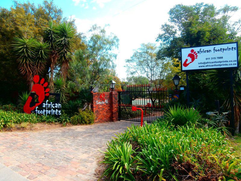 African Footprints Lodge Halfway House Johannesburg Gauteng South Africa Palm Tree, Plant, Nature, Wood, Sign