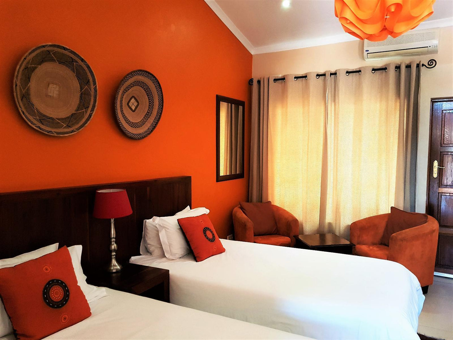 TWIN ROOM @ African Roots Guest House And Conference Venue