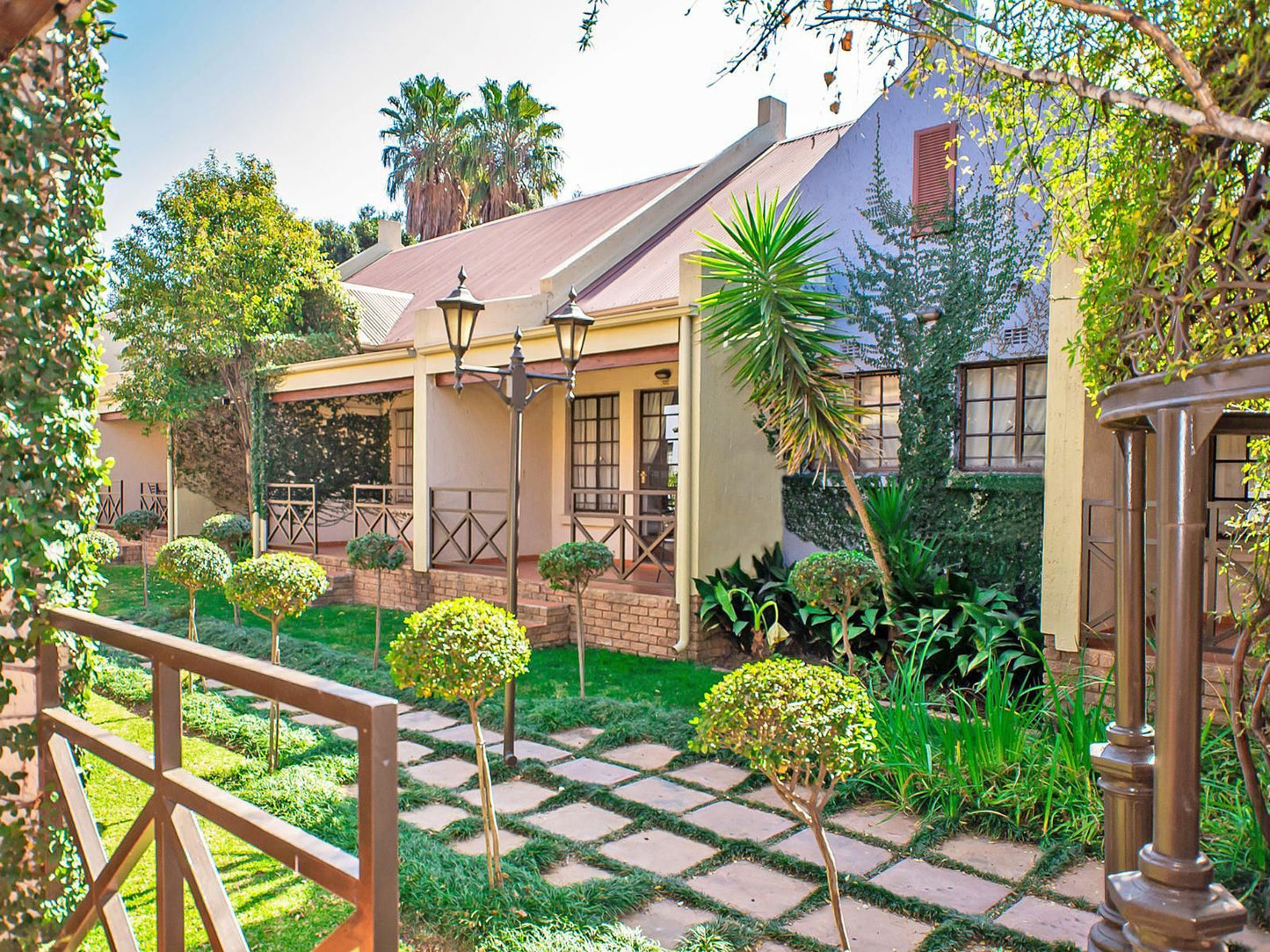 Afrique Boutique Hotel Boksburg Johannesburg Gauteng South Africa House, Building, Architecture, Palm Tree, Plant, Nature, Wood, Garden