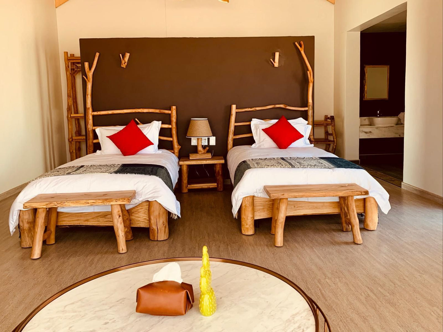 Agama Lodge, Standard Chalet, Colorful, Bedroom