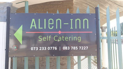 Alien Inn Sutherland Northern Cape South Africa Sign, Text, Food