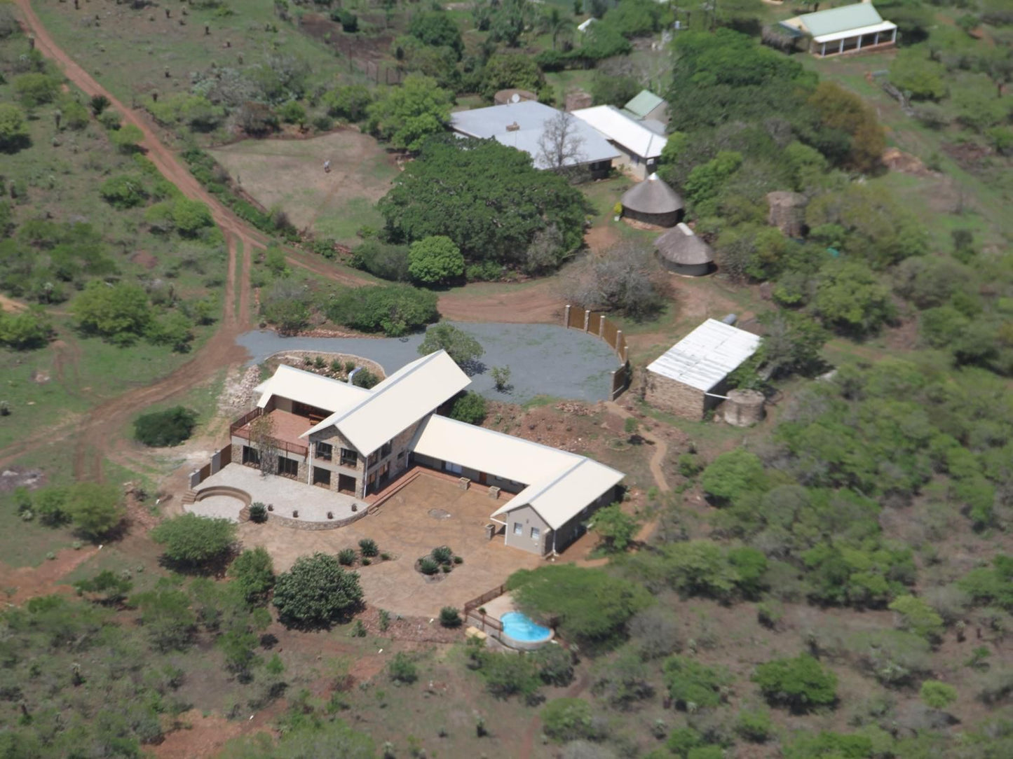 Aloe View Rock Lodge Hluhluwe Kwazulu Natal South Africa Aerial Photography