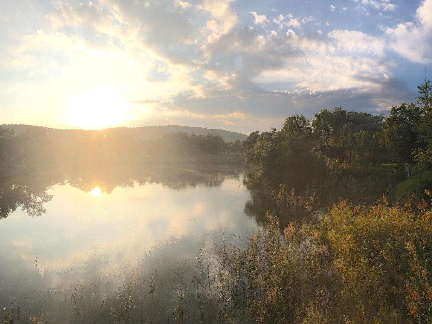 Alpetra Nature Reserve Welgevonden Game Reserve Limpopo Province South Africa River, Nature, Waters, Sky, Sunset