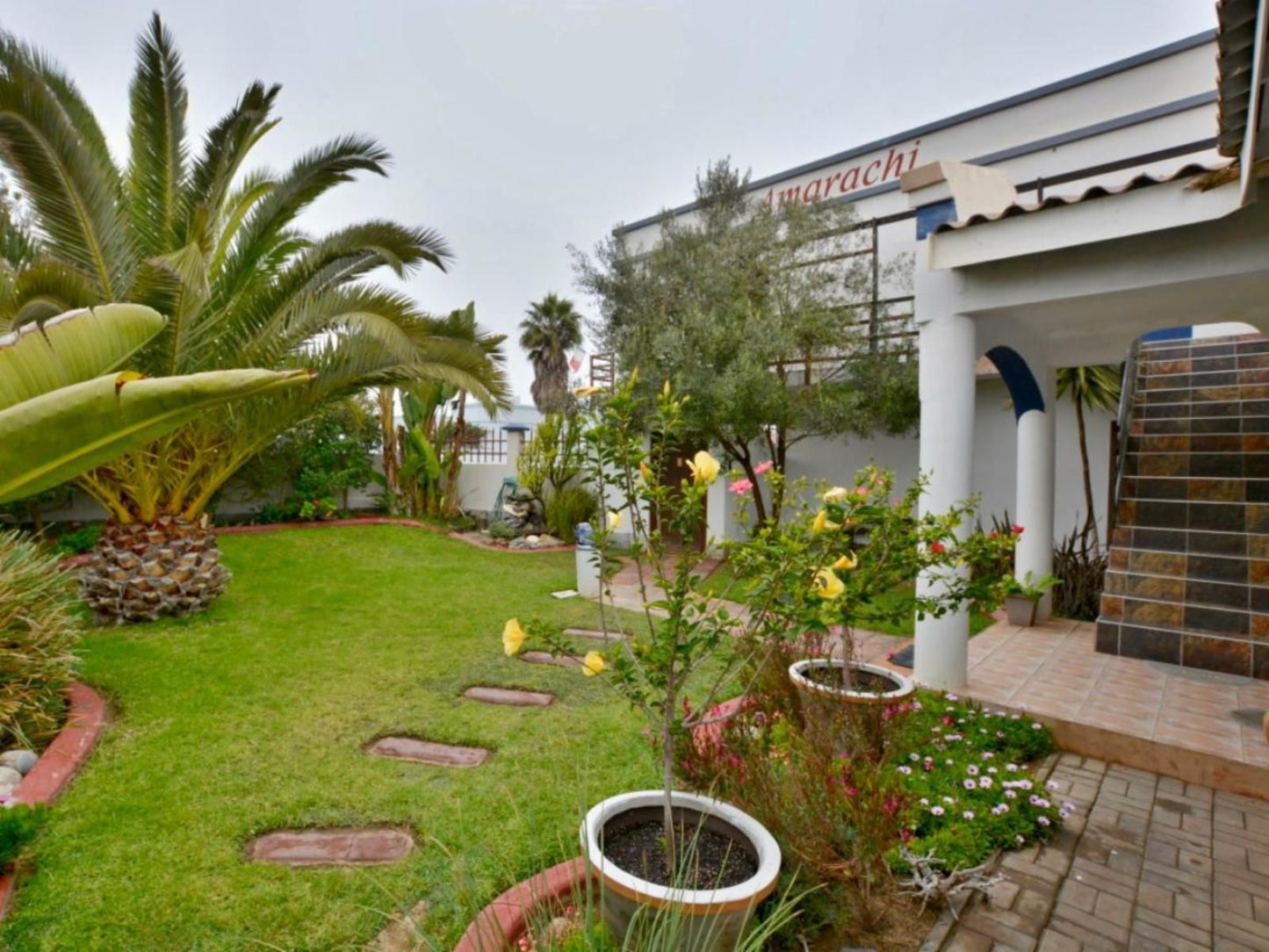 Amarachi Guesthouse, House, Building, Architecture, Palm Tree, Plant, Nature, Wood, Garden