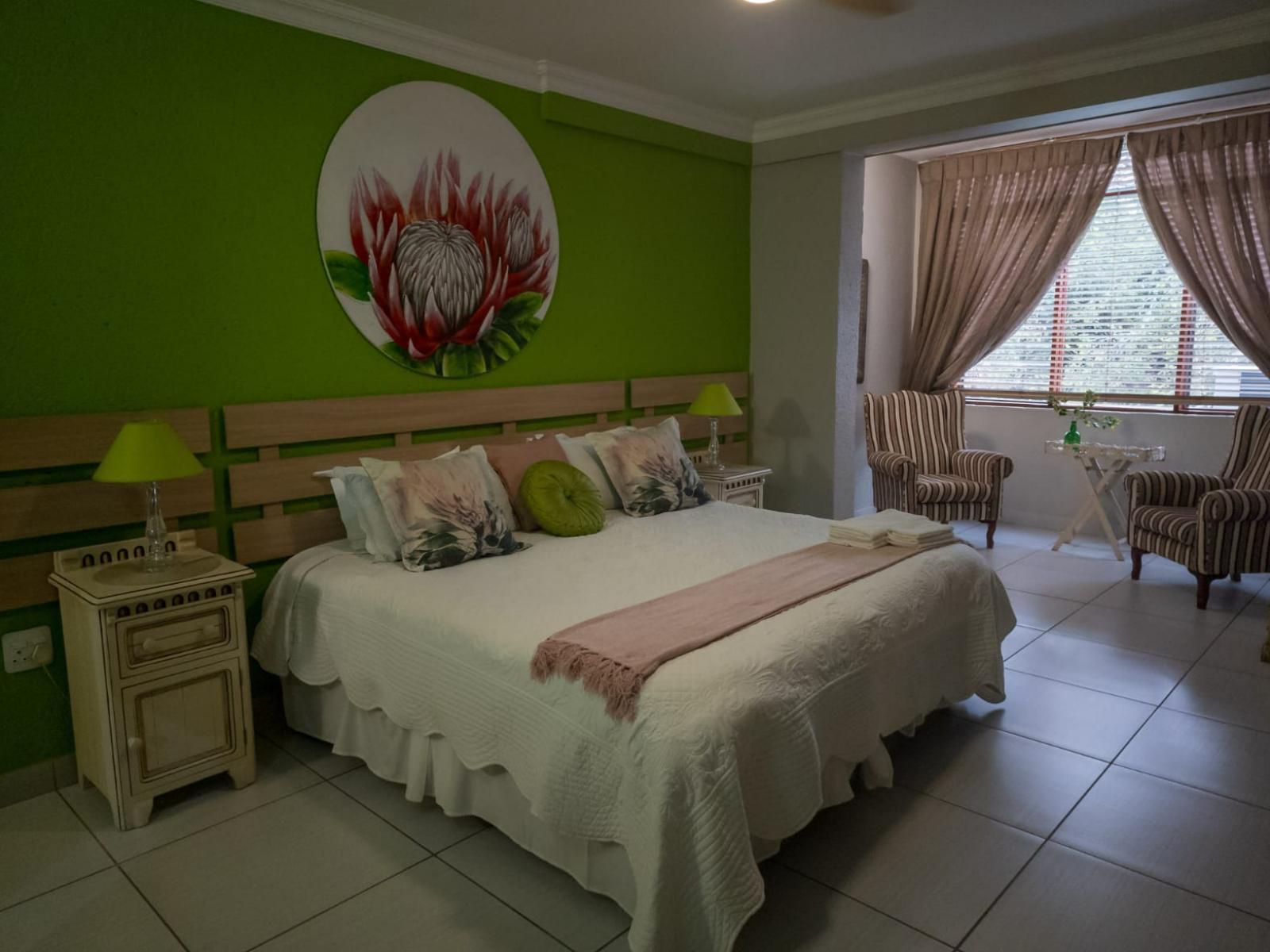 An Exclusive Guest House Too, Room 9: All shades of pink and Coral, Bedroom