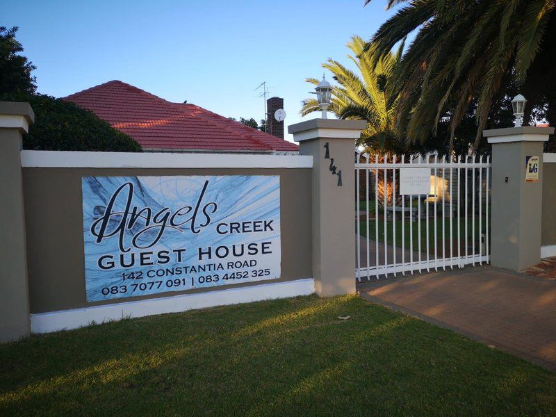 Angels Creek Guest House 2 Welkom Free State South Africa House, Building, Architecture, Palm Tree, Plant, Nature, Wood, Sign, Text