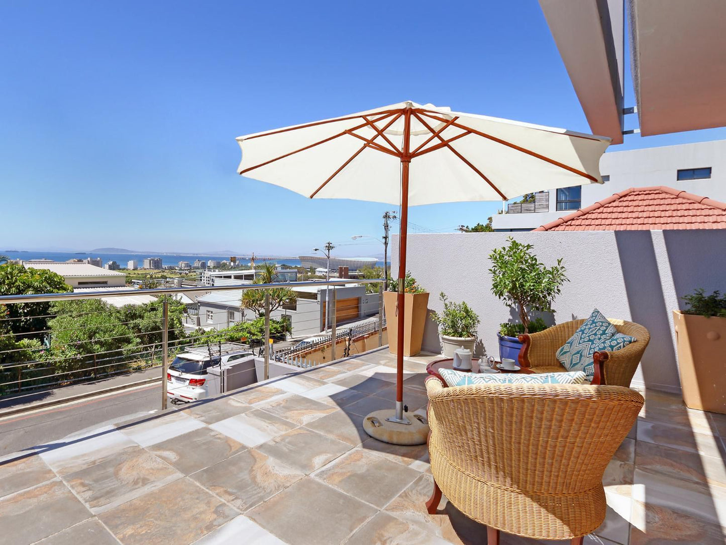 Ankerview Guest House Green Point Cape Town Western Cape South Africa Complementary Colors, Balcony, Architecture, Beach, Nature, Sand, Palm Tree, Plant, Wood