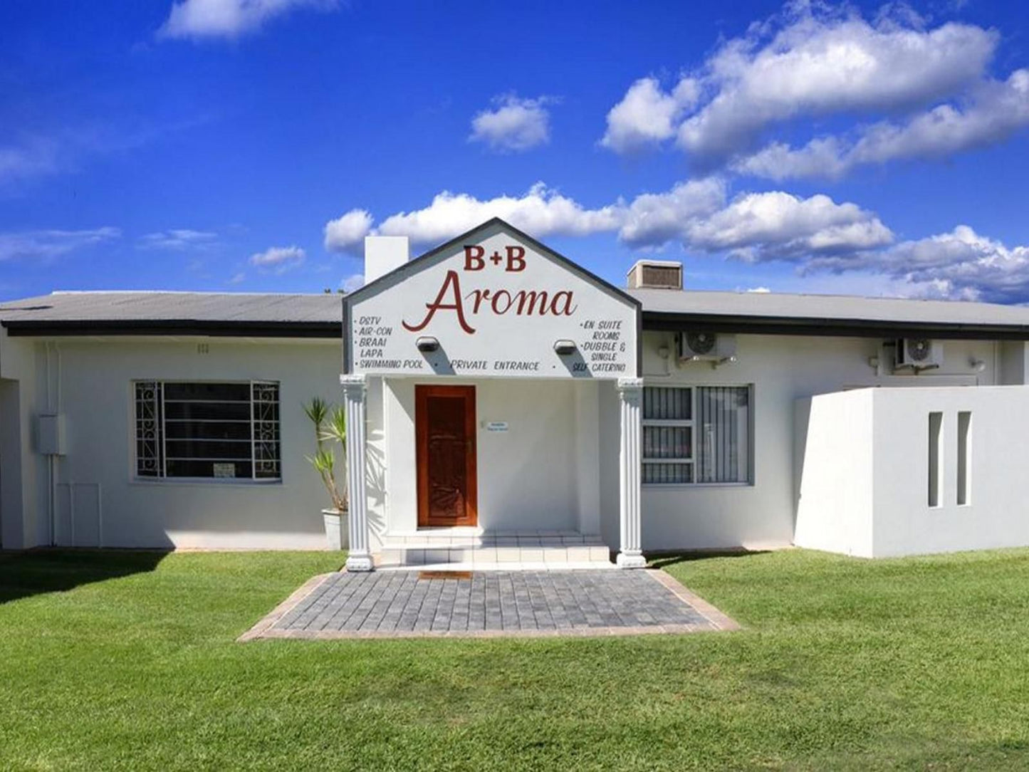 Aroma Guesthouse Upington Northern Cape South Africa Complementary Colors, Building, Architecture, House, Palm Tree, Plant, Nature, Wood