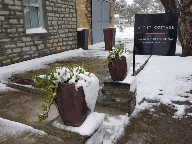 The Artists Cottage Sutherland Northern Cape South Africa Unsaturated, Cemetery, Religion, Grave, Nature, Snow, Winter