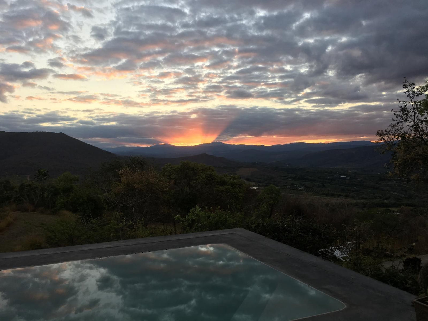Ashbourne Hazyview Hazyview Mpumalanga South Africa Mountain, Nature, Sky, Sunset, Swimming Pool