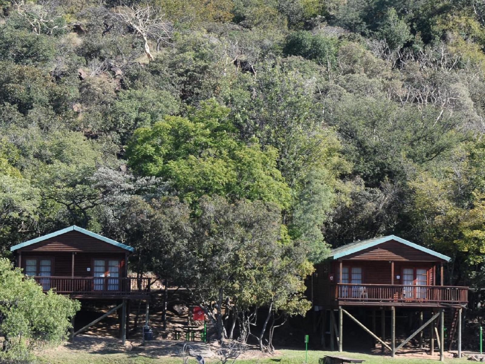 Atkv Klein-Kariba, 6 Sleeper Log Cabin (Dam vacinity), Cabin, Building, Architecture, Tree, Plant, Nature, Wood