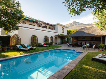 A Tuscan Villa Guest House Fish Hoek Cape Town Western Cape South Africa Complementary Colors, House, Building, Architecture, Palm Tree, Plant, Nature, Wood, Swimming Pool