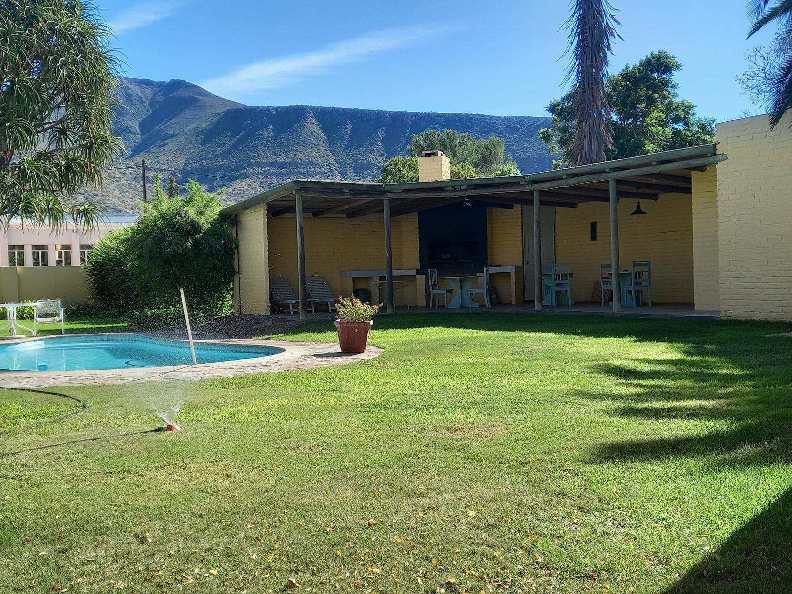 Avondrust Guest House Graaff Reinet Eastern Cape South Africa Complementary Colors, House, Building, Architecture, Palm Tree, Plant, Nature, Wood, Swimming Pool