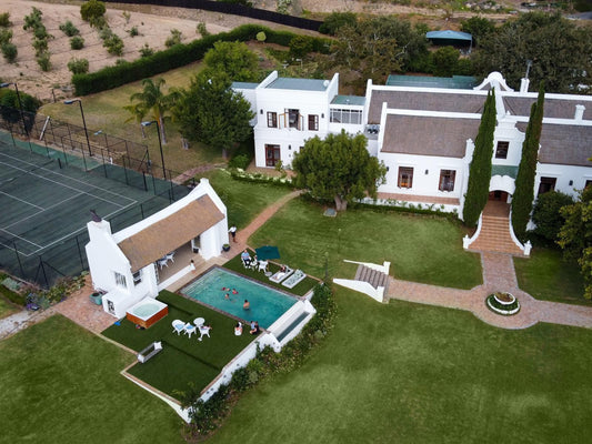 Avontuur Manor House Raithby Stellenbosch Western Cape South Africa House, Building, Architecture, Palm Tree, Plant, Nature, Wood, Swimming Pool