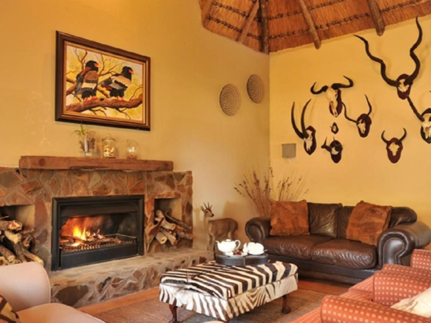 Bateleur Tented Safari Lodge And Bush Spa, Sepia Tones, Living Room