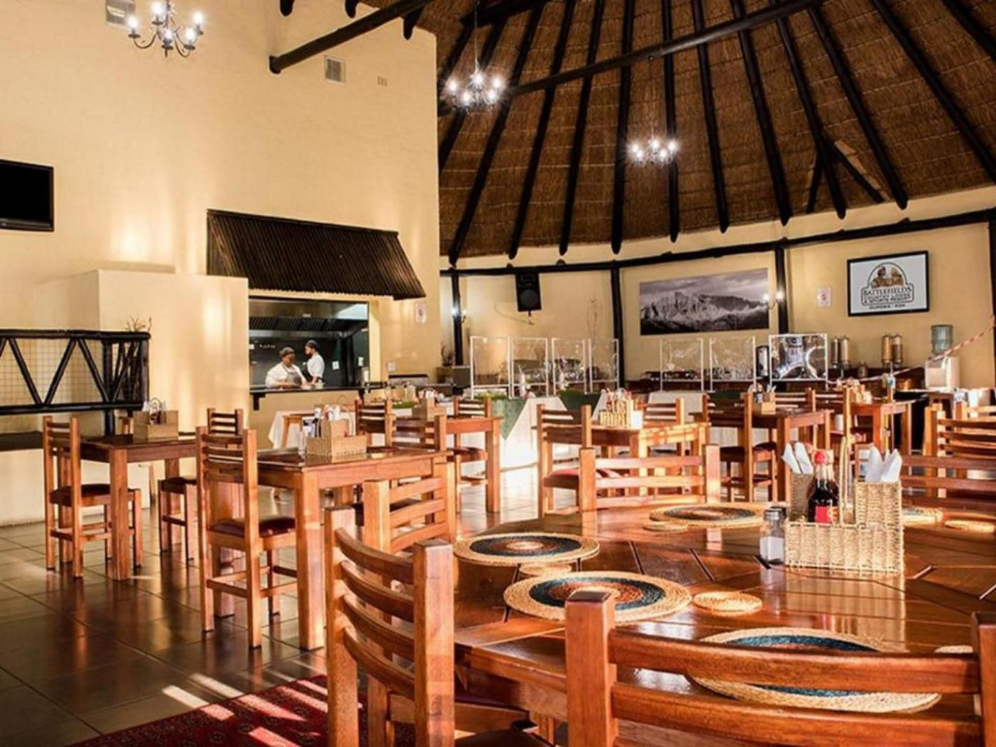 Battlefields Country Lodge Dundee Kwazulu Natal South Africa Colorful, Restaurant, Bar