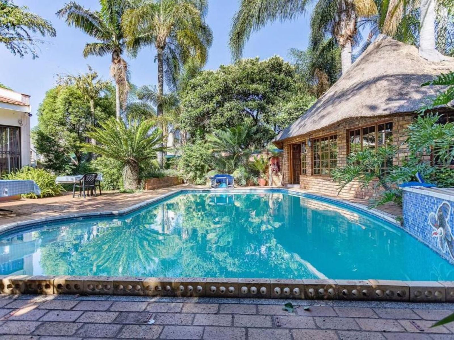 Bay Tree Guest House Baileys Muckleneuk Pretoria Tshwane Gauteng South Africa Complementary Colors, House, Building, Architecture, Palm Tree, Plant, Nature, Wood, Garden, Swimming Pool