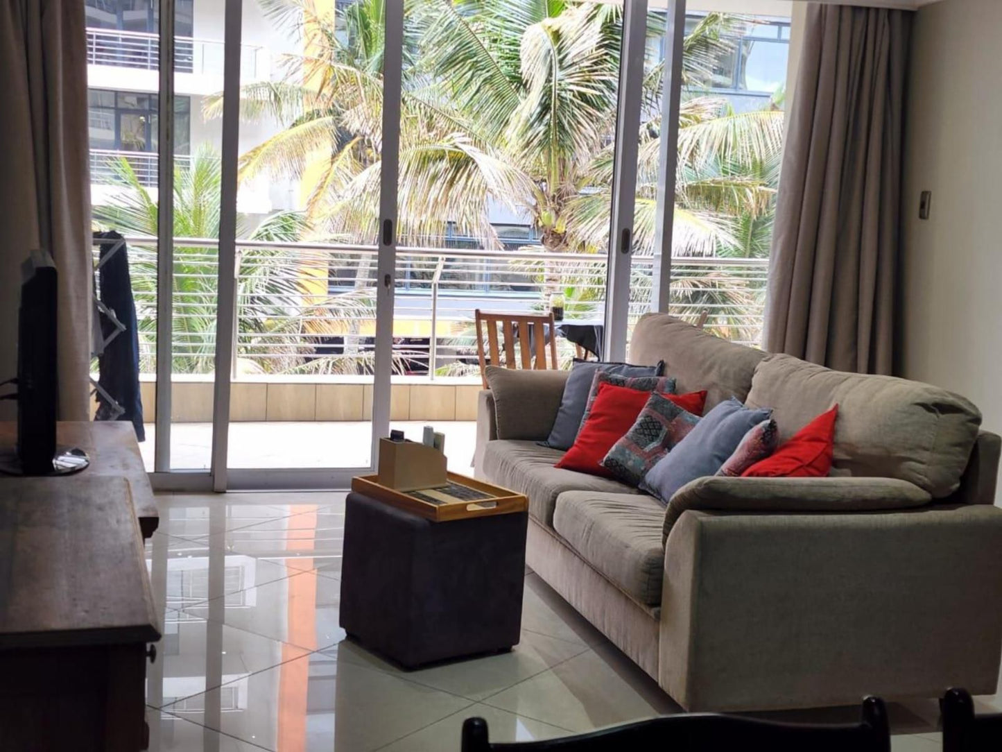 Beach Apartments The Sails Point Durban Kwazulu Natal South Africa Palm Tree, Plant, Nature, Wood, Living Room