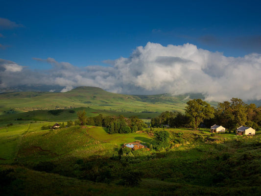 Berghouse And Cottages, Mountain, Nature, Highland