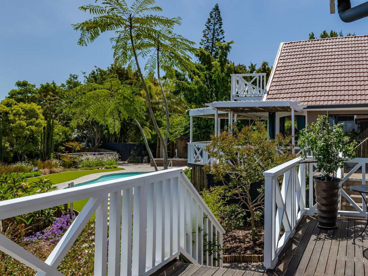 Berrydel Lifestyle Guesthouse Greenway Rise Somerset West Western Cape South Africa House, Building, Architecture, Palm Tree, Plant, Nature, Wood, Garden