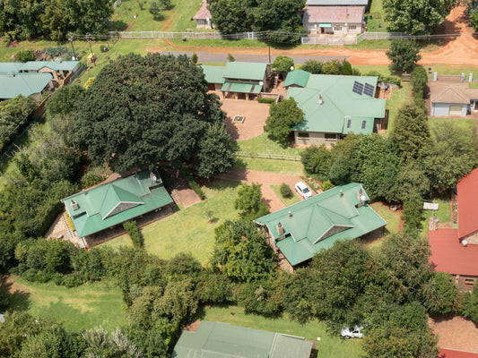 Big Oak Cottages Dullstroom Mpumalanga South Africa House, Building, Architecture, Aerial Photography