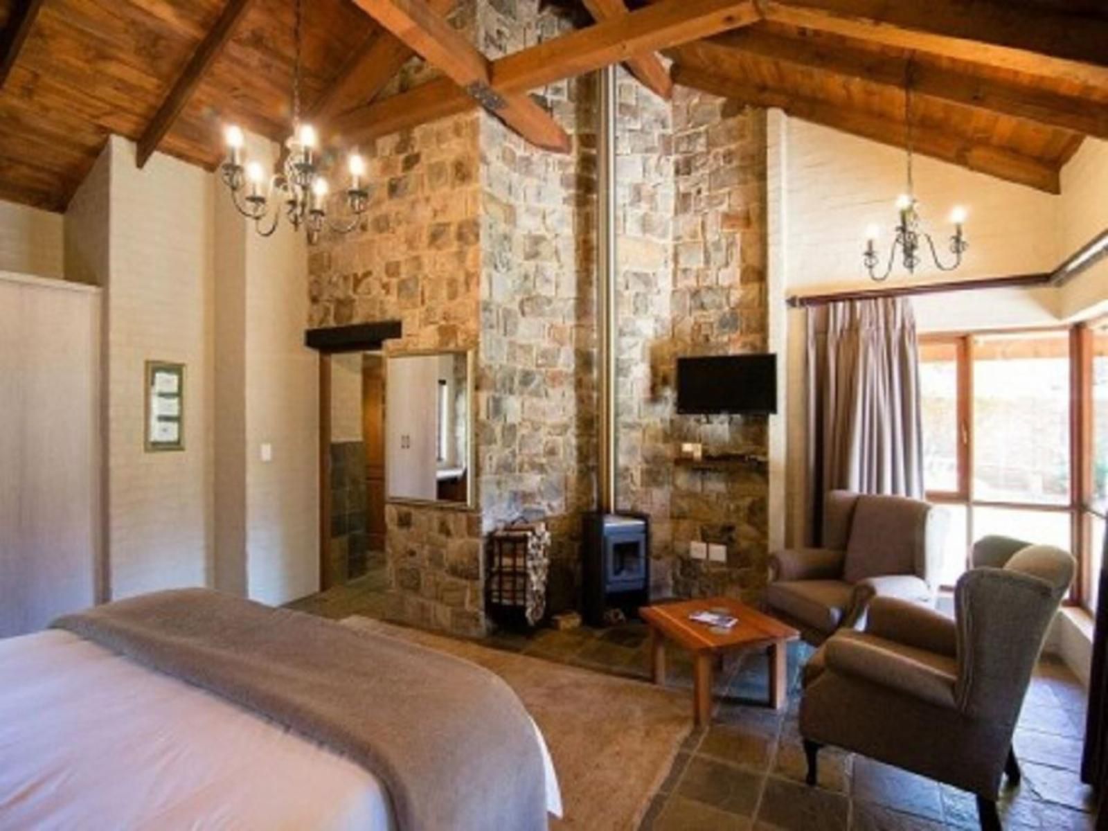 Big Oak Cottages Dullstroom Mpumalanga South Africa Cabin, Building, Architecture, Bedroom