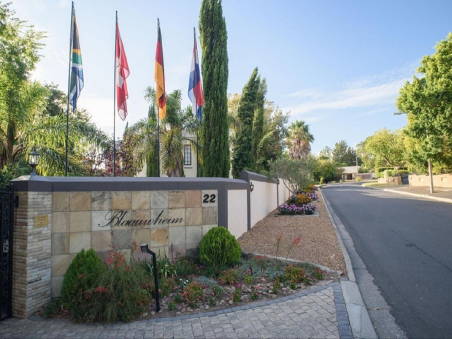 Blaauwheim Guest House Jonkershoogte Somerset West Western Cape South Africa Flag, House, Building, Architecture, Palm Tree, Plant, Nature, Wood