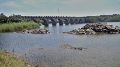 Black Rock Haven Scottburgh Kwazulu Natal South Africa Unsaturated, Bridge, Architecture, Railroad, River, Nature, Waters