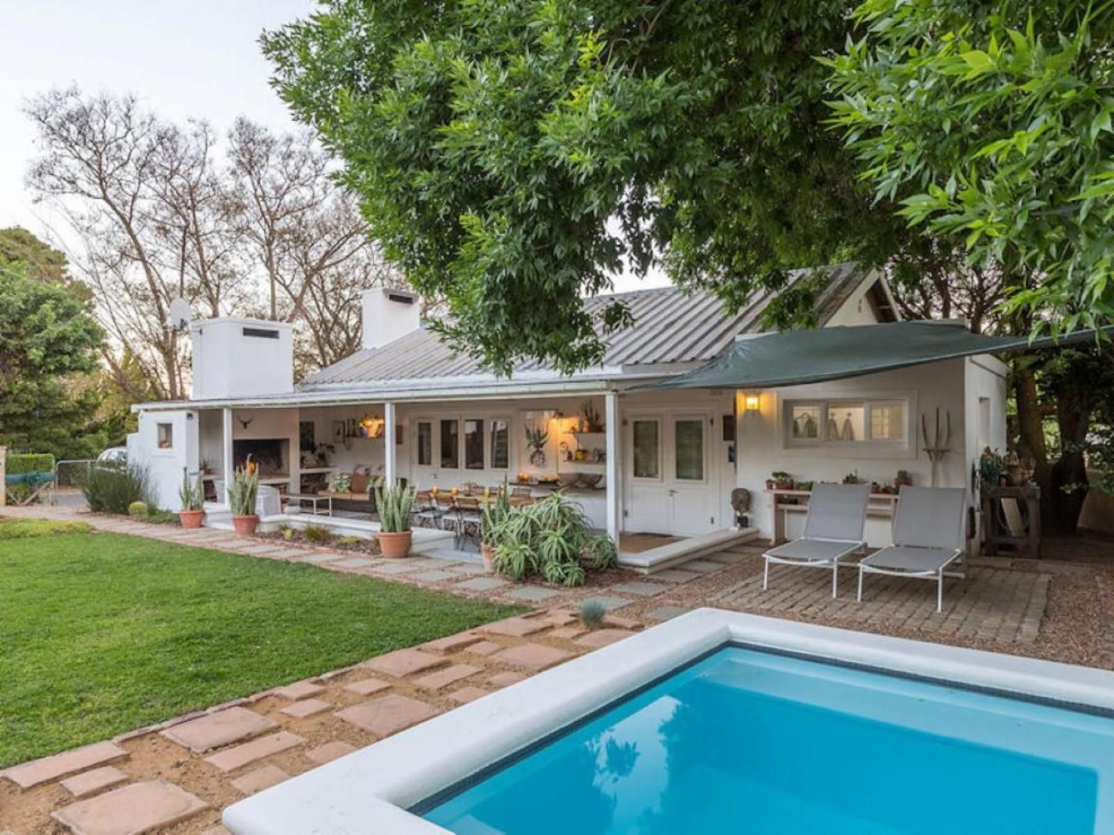 Bloemendal Guest Cottage Riebeek Kasteel Western Cape South Africa House, Building, Architecture, Garden, Nature, Plant, Living Room, Swimming Pool