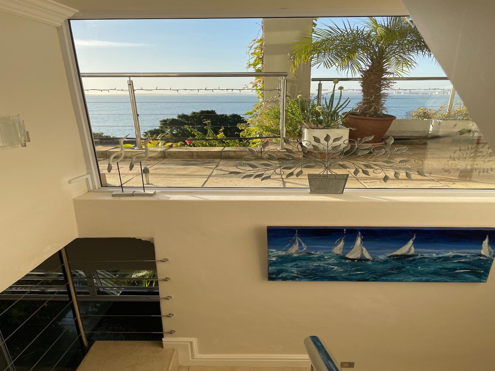 The Blue Marine Self Catering Mountainside Gordons Bay Western Cape South Africa Balcony, Architecture, Beach, Nature, Sand, Palm Tree, Plant, Wood