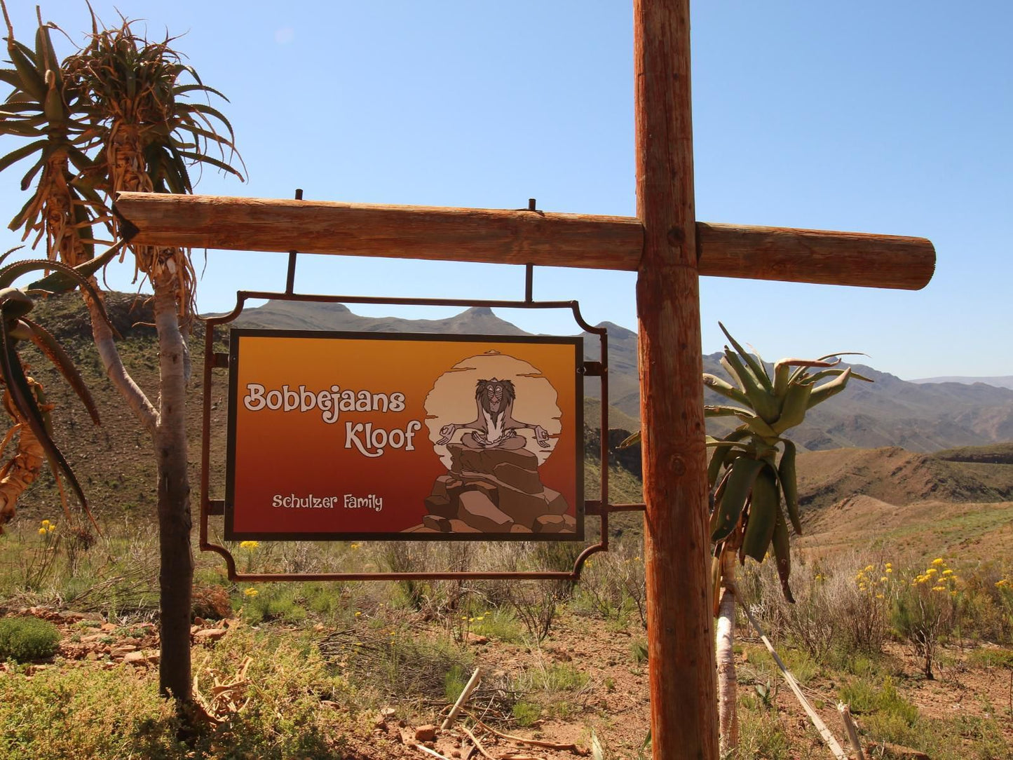 Bobbejaans Kloof Montagu Western Cape South Africa Complementary Colors, Colorful, Sign, Text