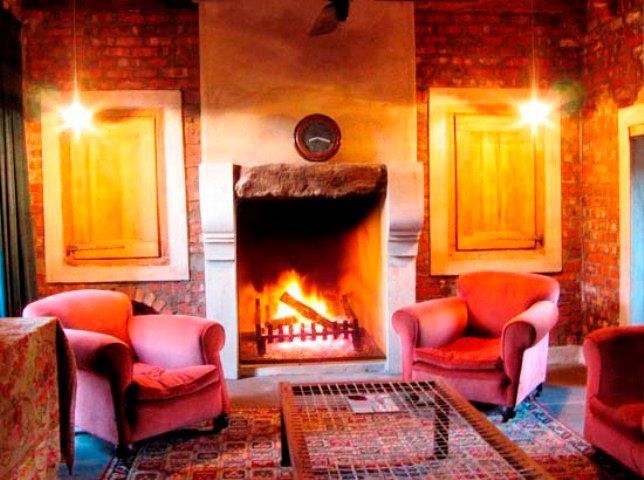 Boesmanskop Farm Accommodation Calitzdorp Western Cape South Africa Colorful, Fire, Nature, Fireplace, Living Room