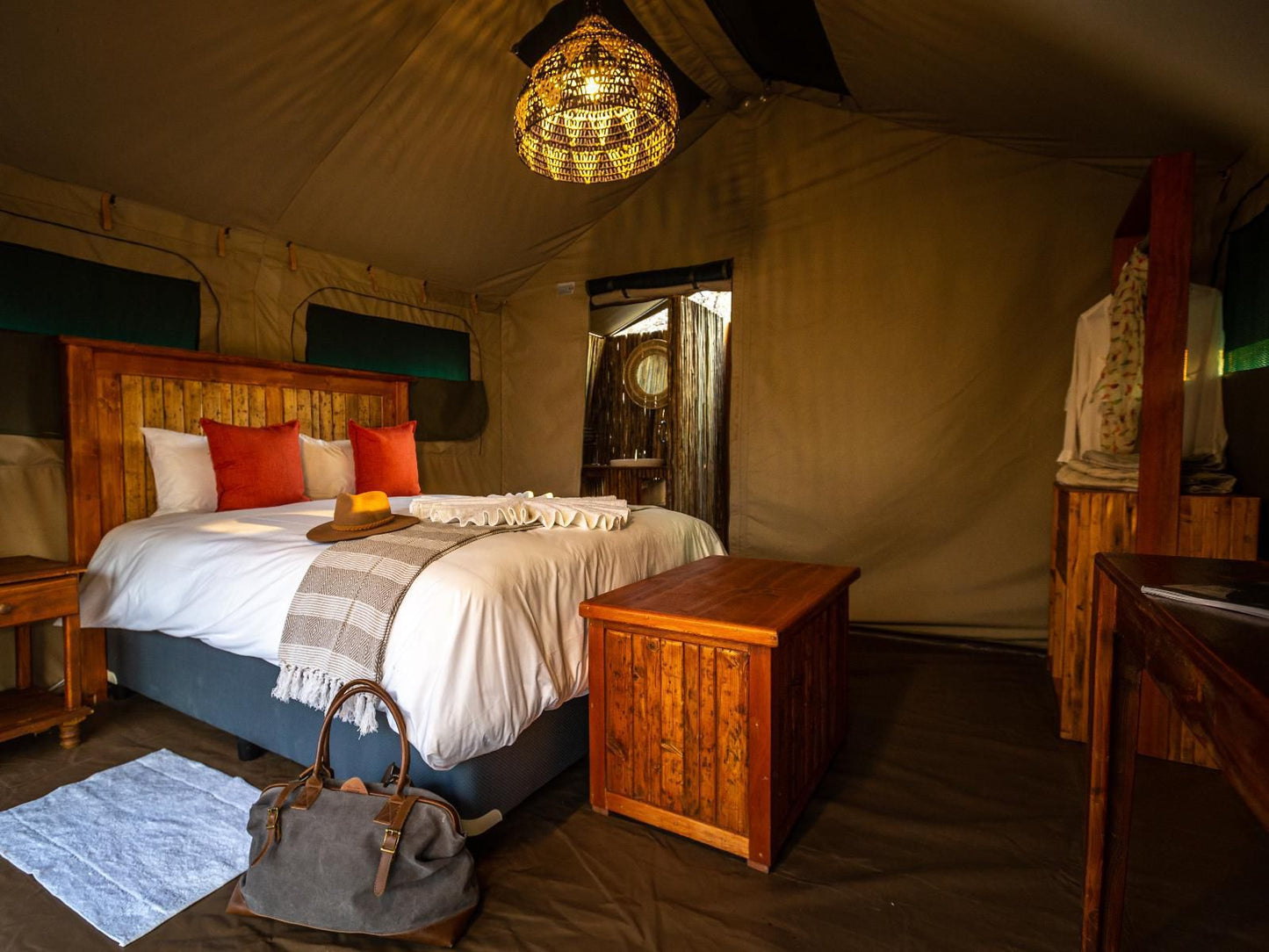 Boteti Tented Safari Lodge Maun North West Botswana Colorful, Tent, Architecture, Bedroom